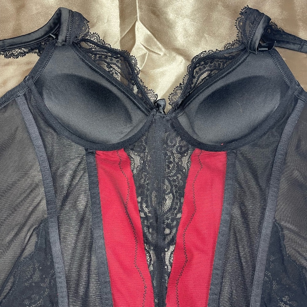 Honey Birdette Senorita Red Bustier - Picture 6 of 7